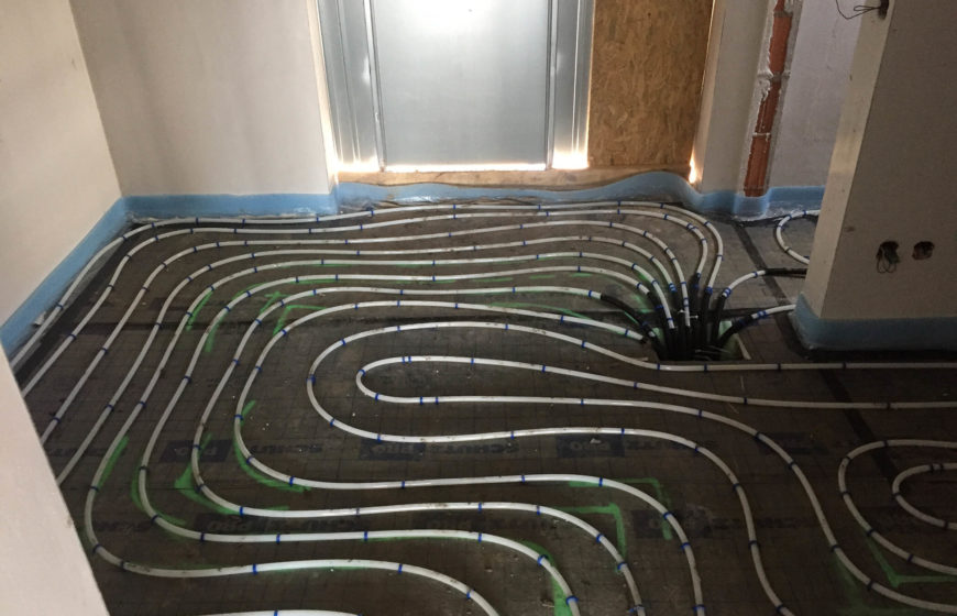 Fußbodenheizung Reihenhaus