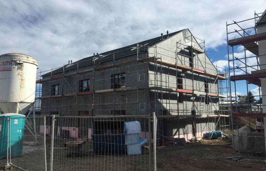 WDVS Fassade Reihenhaus