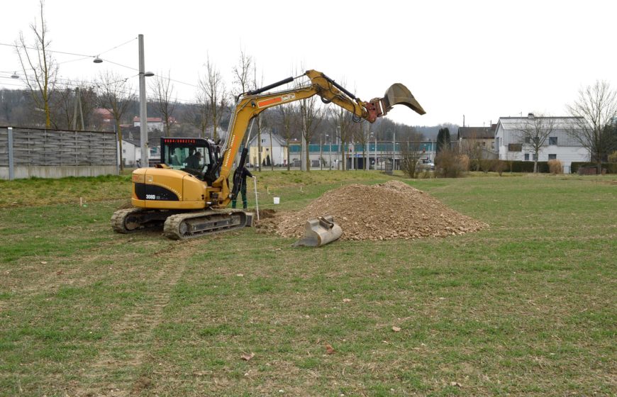 Baggerschürfe Heliosallee