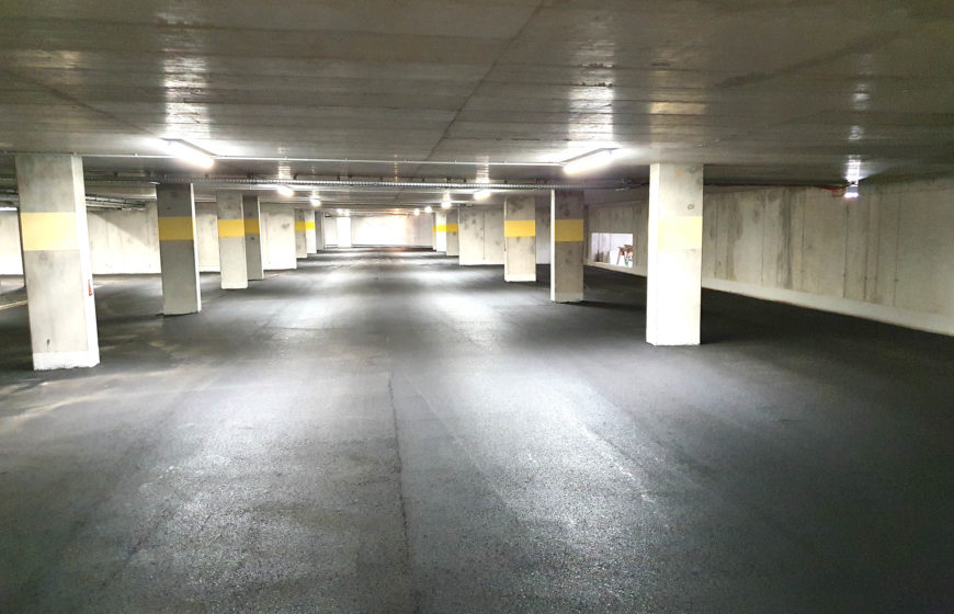 Asphaltierung Tiefgarage Heliosallee