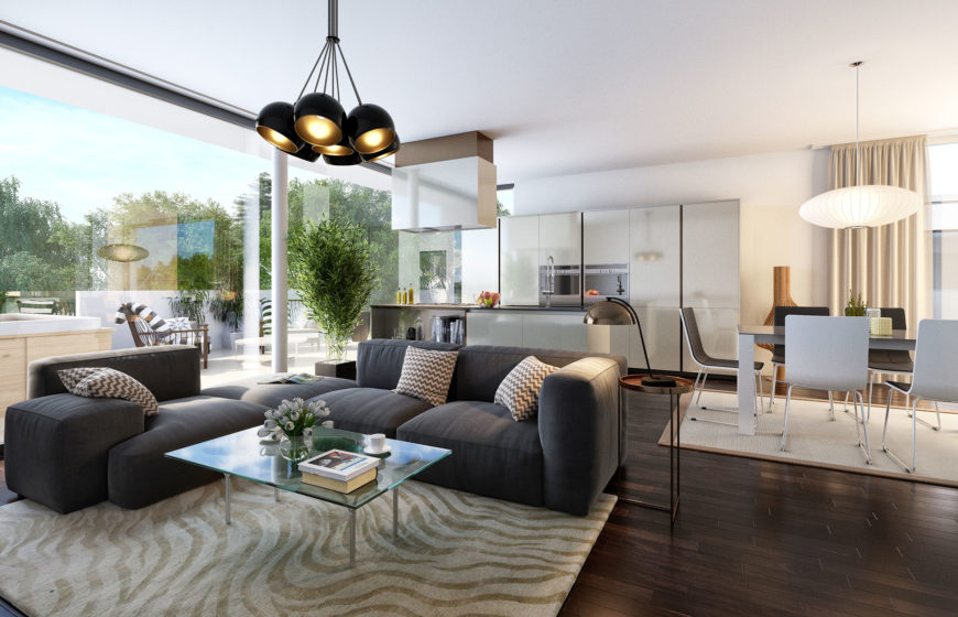 Wohnanlage Albrechtsgasse Innenvisualisierung Penthouse